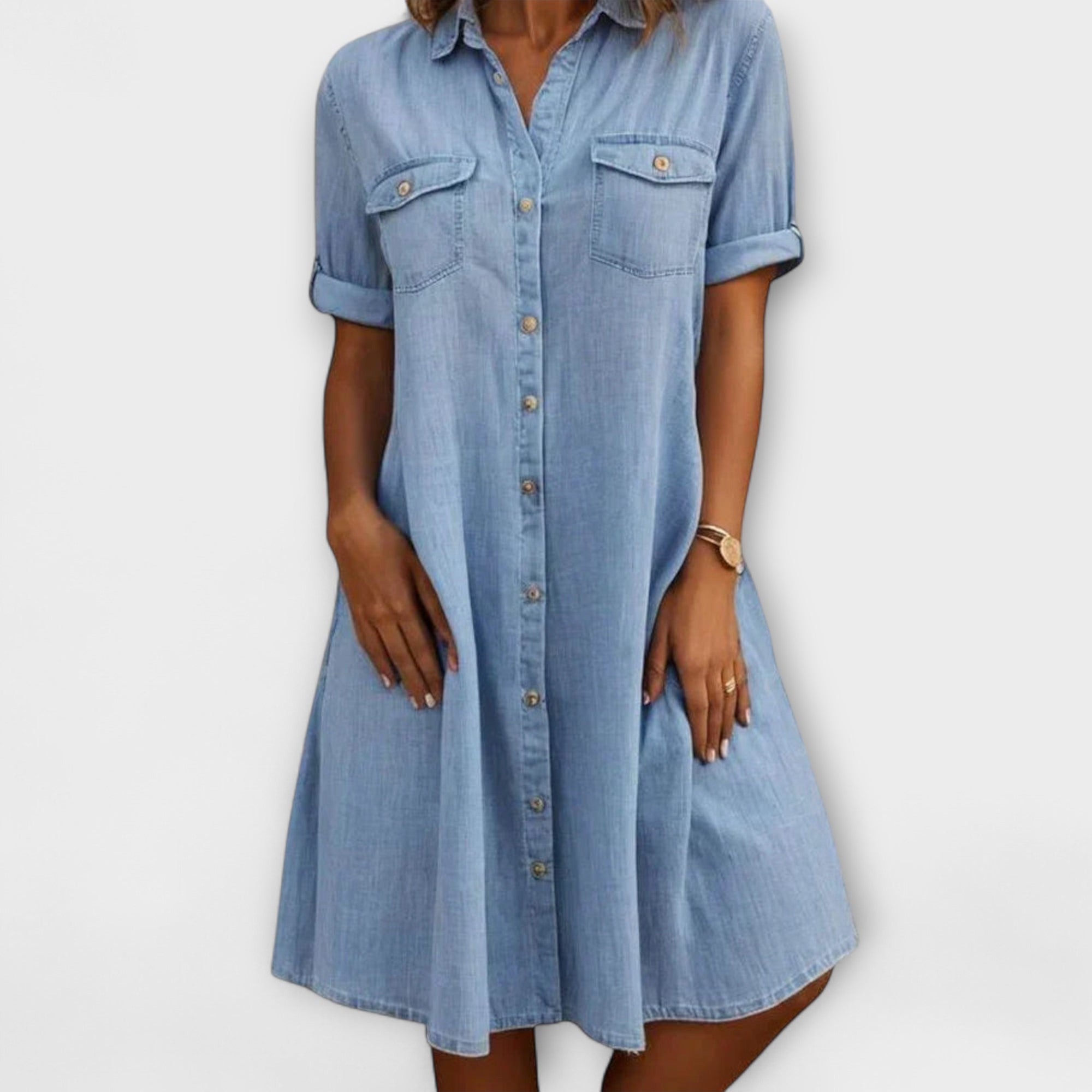 Cason | Lässiges A-Linien Kleid