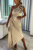 Amalia | Elegantes One-Shoulder-Satinkleid