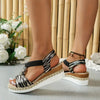 Brooks | Damen Ledersandalen mit Plateauabsatz