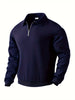 Oskar | Vintage Zip-Up Pullover mit auffälligem geometrischen Muster