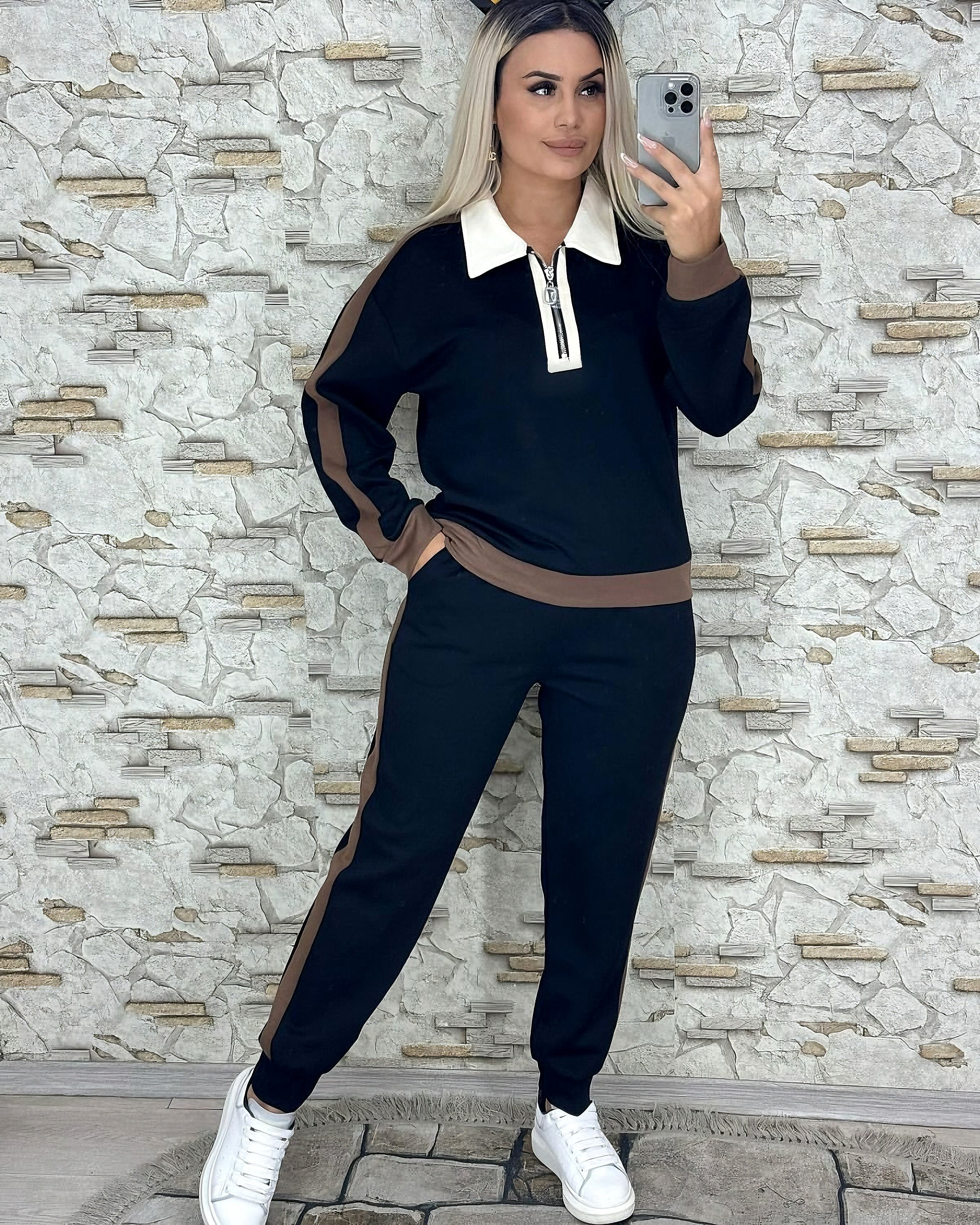 Michailah | Elegantes 2-teiliges Damen-Outfit mit Top Hose und Überwurf