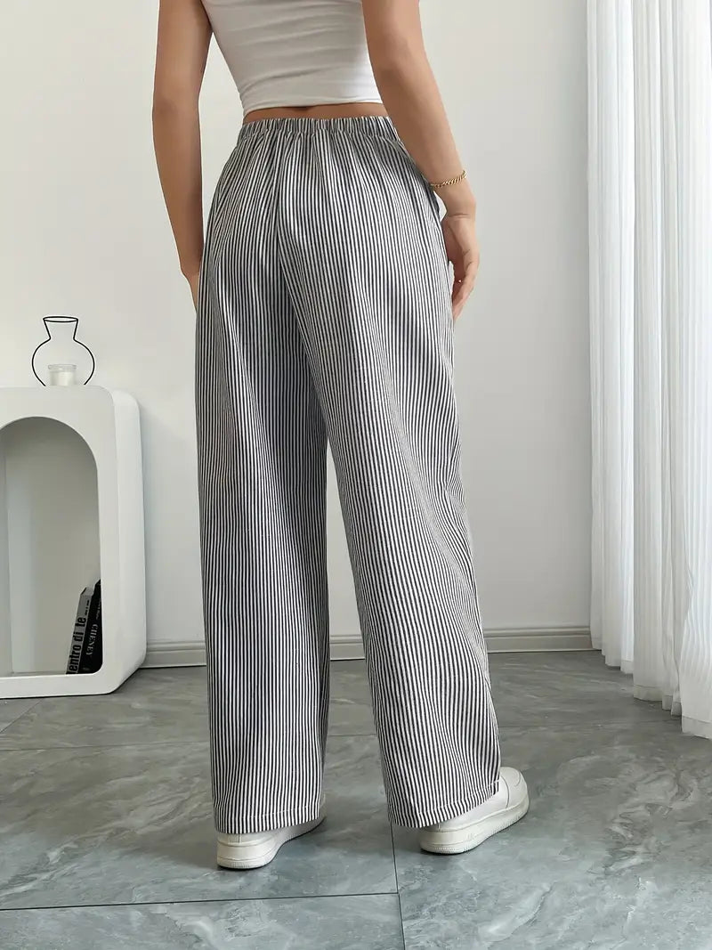 Charry | Elegante gestreifte Hose mit Taschen