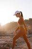 Anna | Schulterfreies langärmeliges Crop-Top