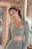 Lena | Elegantes Langarmoberteil mit Jakobsmuschelverzierung