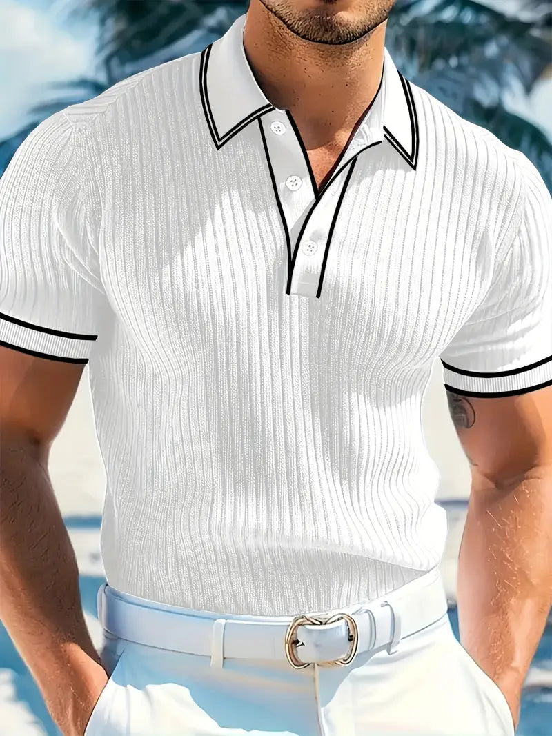 Donovan | Elegantes Polohemd Mit Kurzen Ärmeln