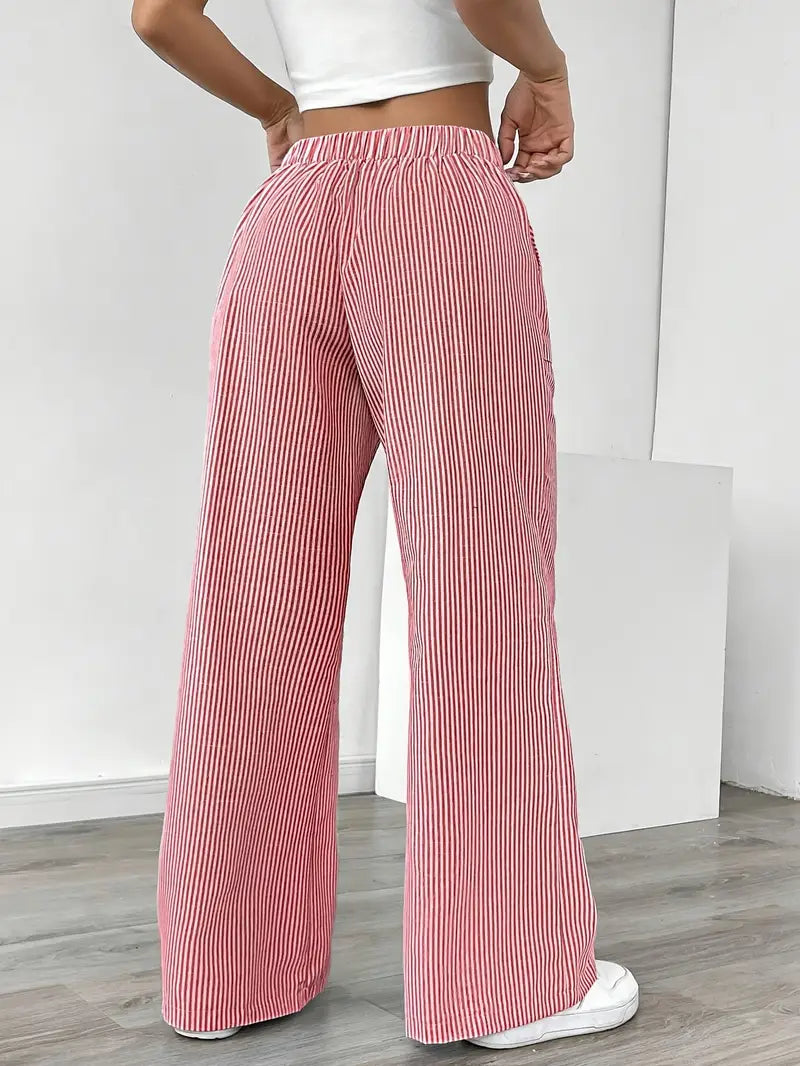Charry | Elegante gestreifte Hose mit Taschen