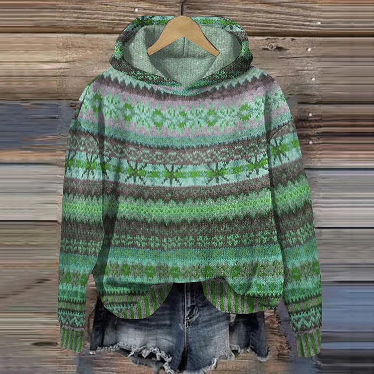 Georgina | Zeitloses Muster Hoodie