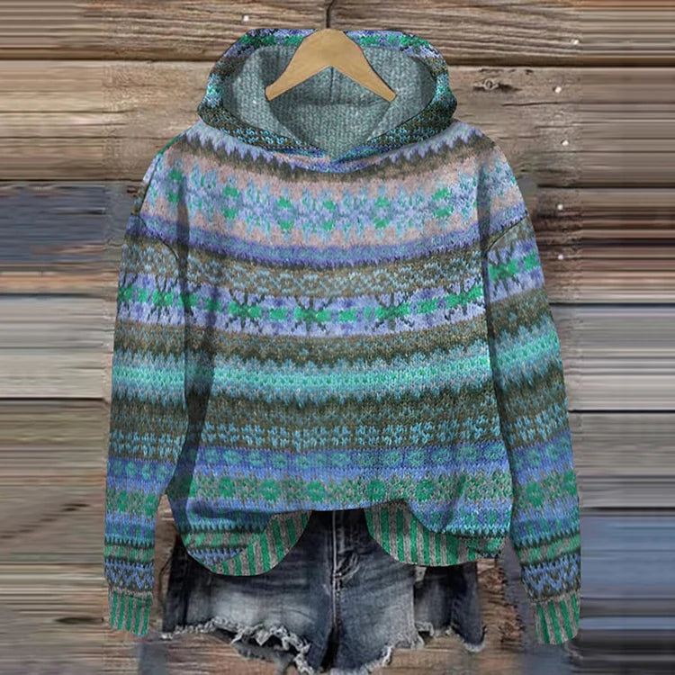 Georgina | Zeitloses Muster Hoodie