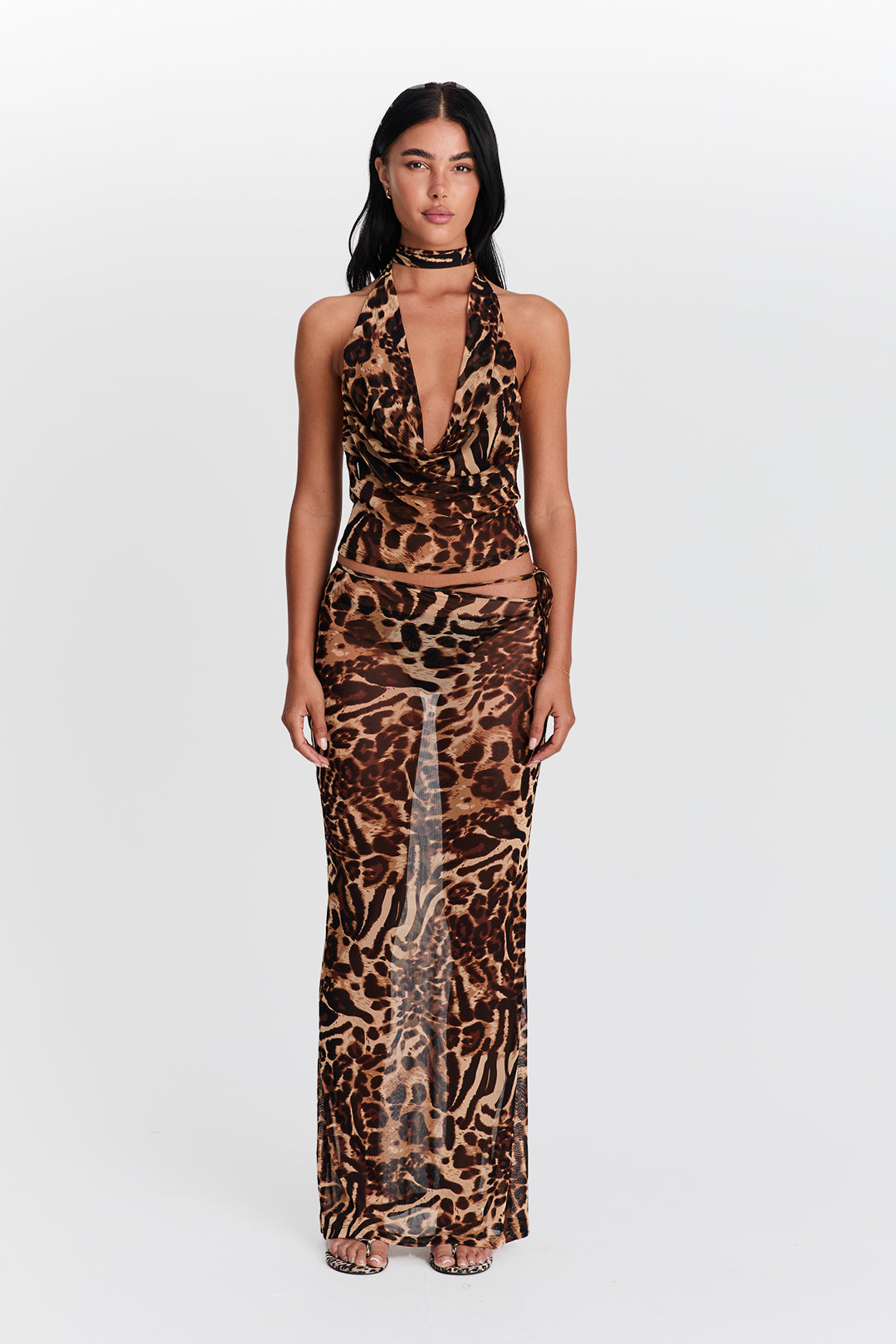 Aubrey | Set mit Leopardenmuster