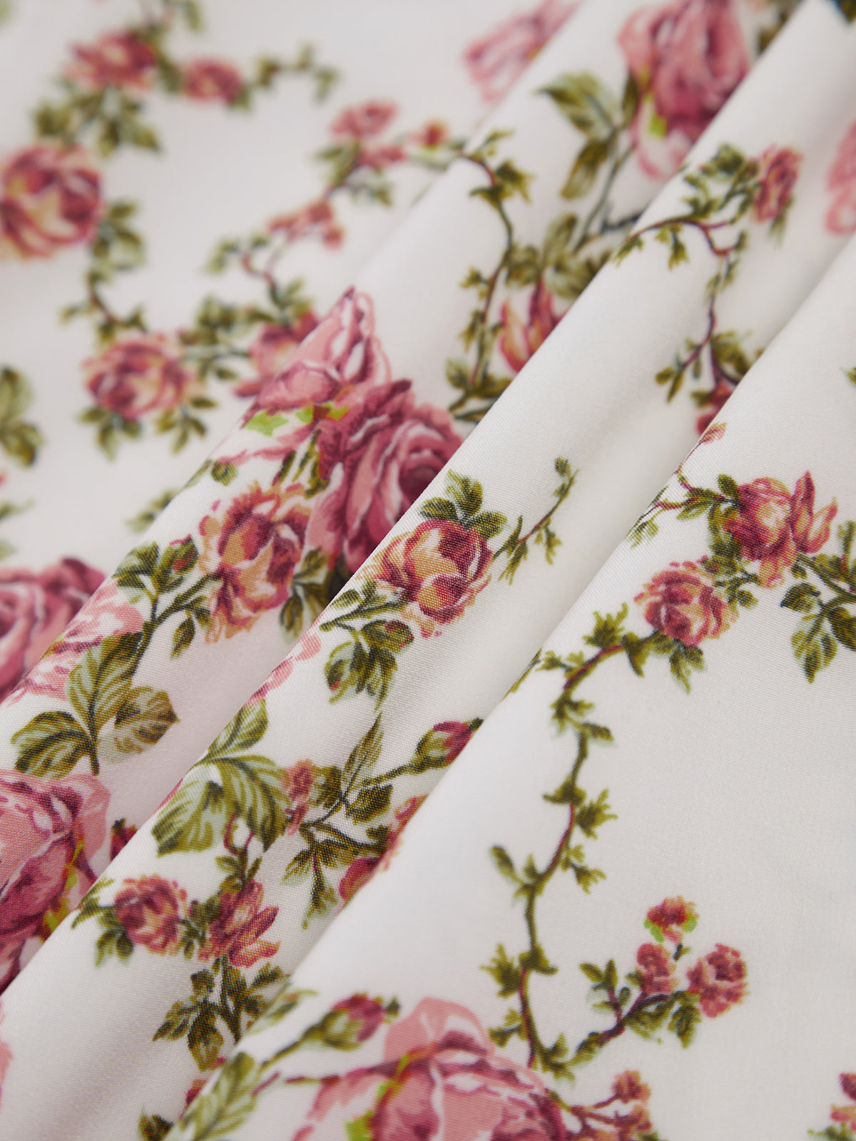 Rosa Blütchen | Eleganter Midi-Sundress mit Floral-Druck