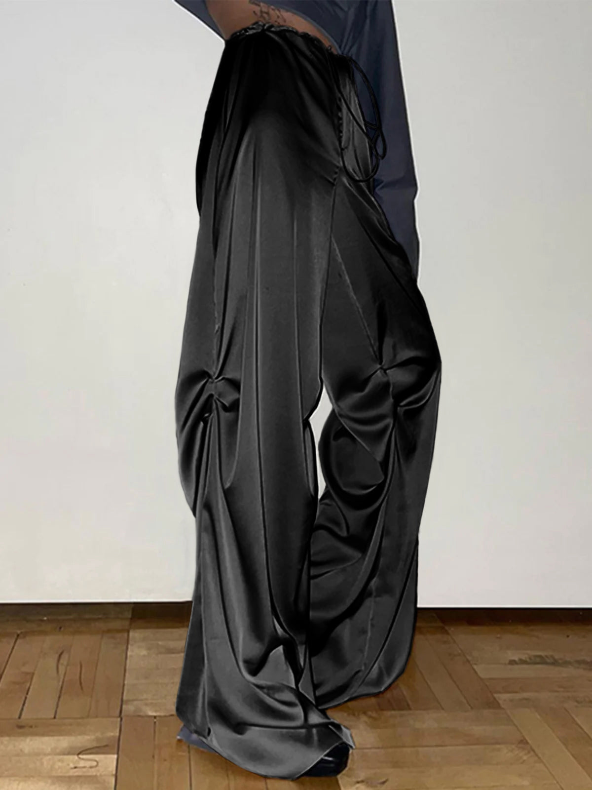 Sophie | Elegante Satin-Hose mit weitem Bein