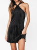 Anna | Elegantes Plissee Halter Kleid