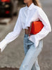 Clara | Asymmetrisches Baumwoll-Crop-Shirt