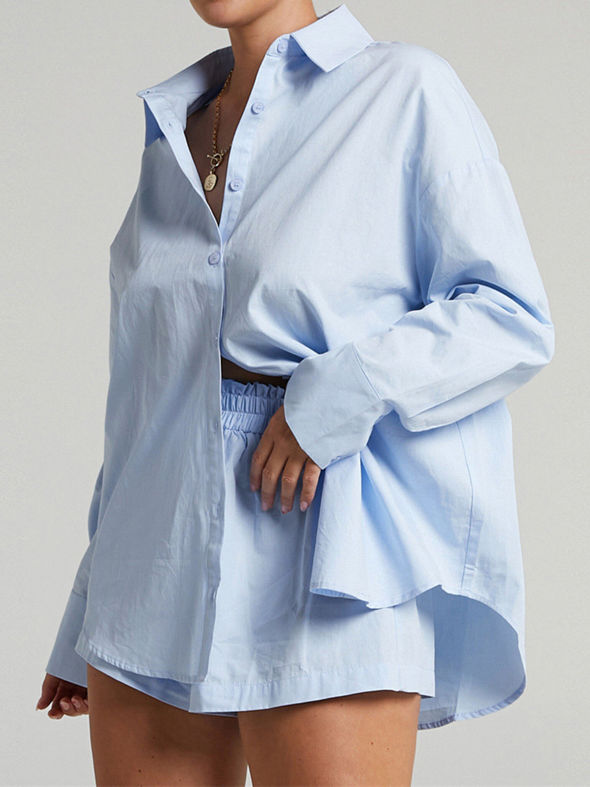 Cotton Melody | Elegantes Zweiteiliges Shorts Set