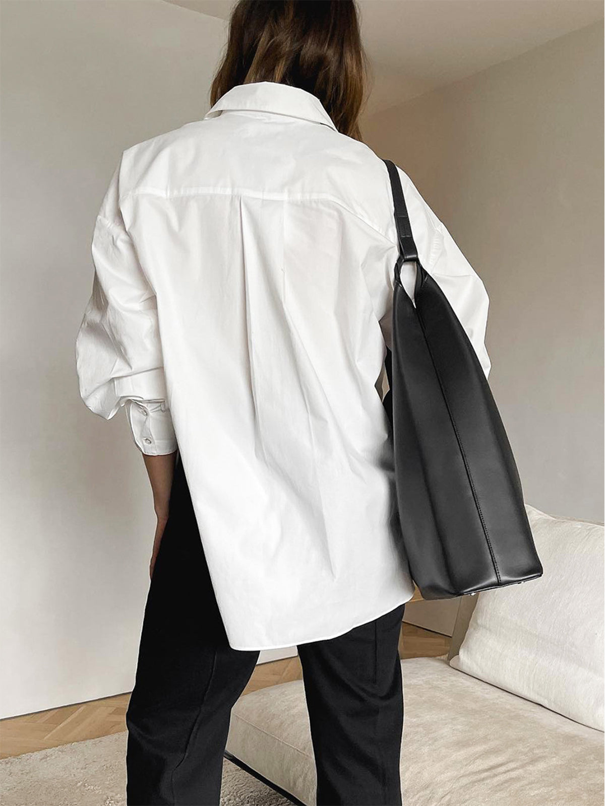 Marie | Minimalistisches Button-Down-Hemd