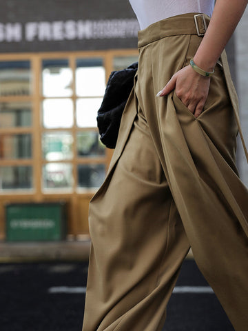 Sarah | Modische Übergroße Hose mit weitem Bein