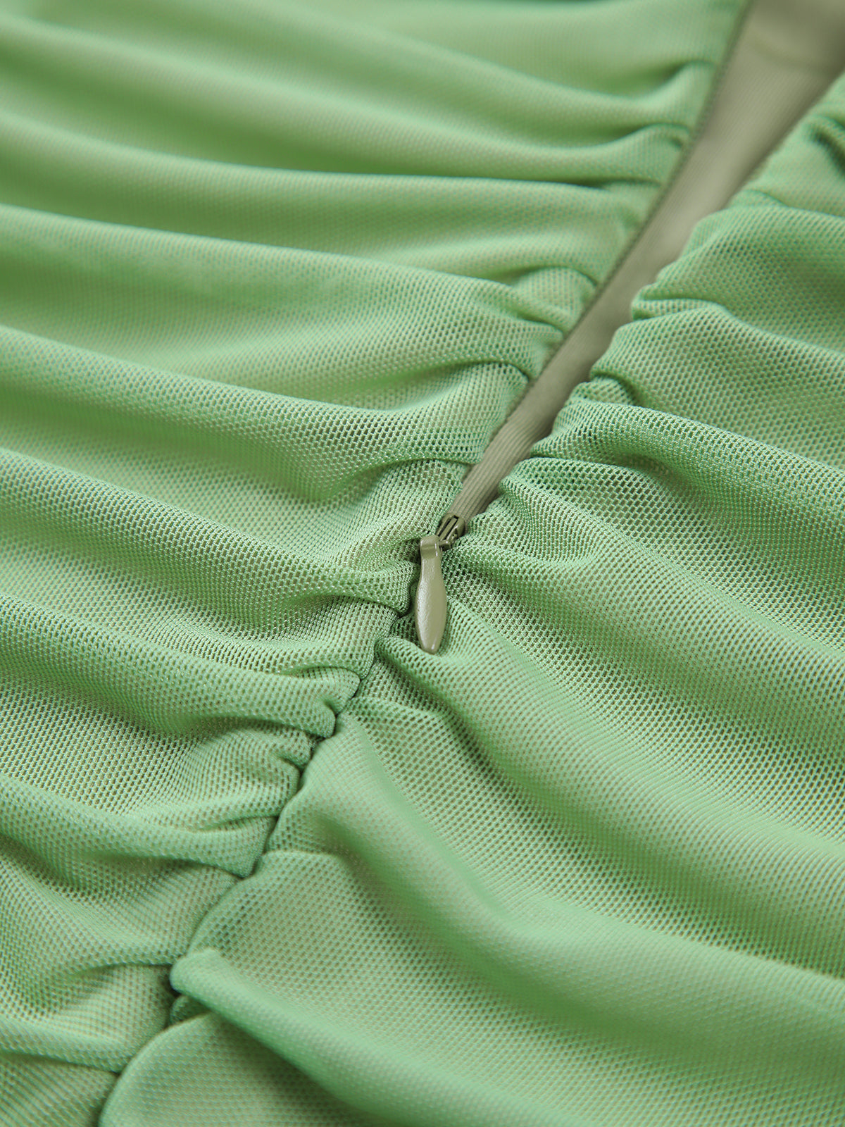 Sophie | Elegantes langes Kleid aus gerafftem Mesh