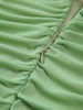 Sophie | Elegantes langes Kleid aus gerafftem Mesh