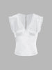 Lena | Eleganter Satin-Rock mit Spitzenbesatz
