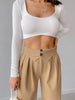Moritz | Elegante Straight Leg Dress Pants mit Faltbund