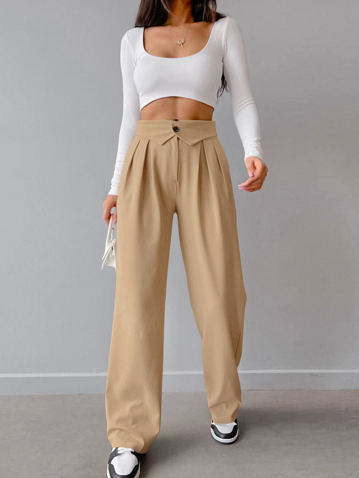 Moritz | Elegante Straight Leg Dress Pants mit Faltbund