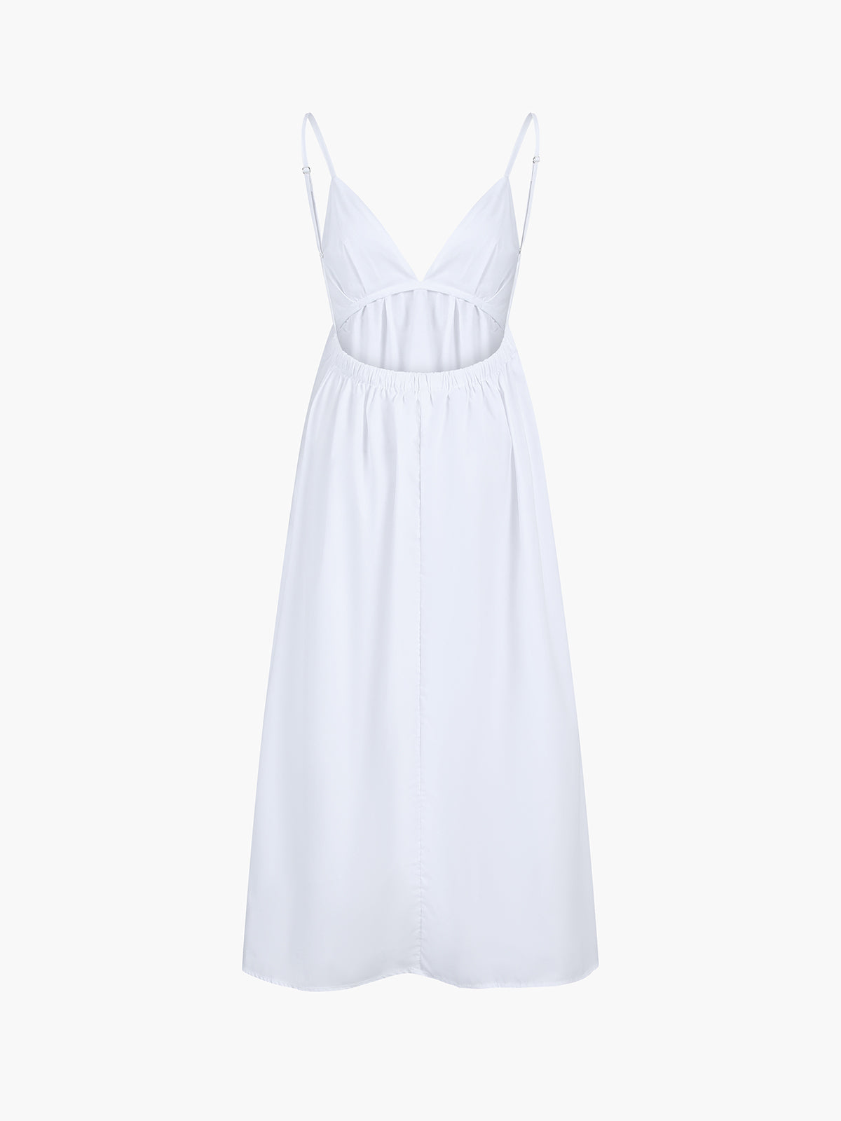 Coastal Cowgirl | Elegantes Maxi-Kleid mit offenem Rücken