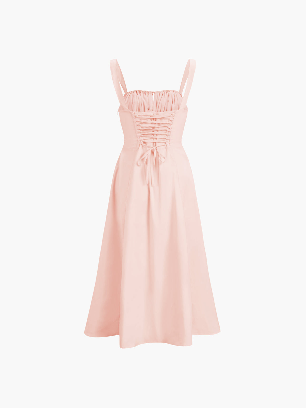 Clara | Elegantes Langes Sonnenkleid mit gerafftem Cup-Detail