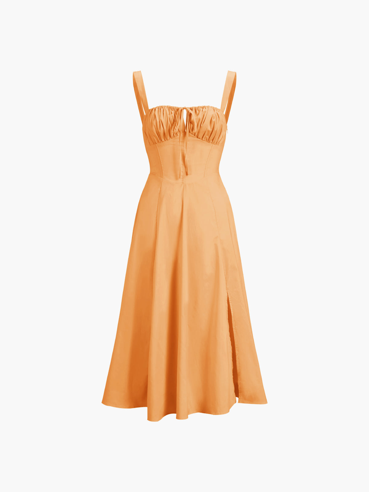 Clara | Elegantes Langes Sonnenkleid mit gerafftem Cup-Detail
