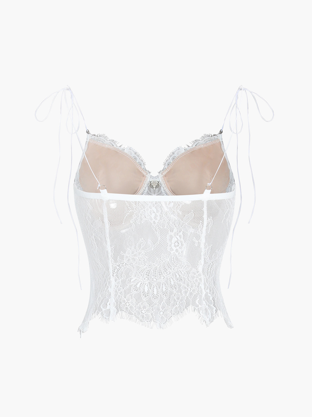 Sophie | Florales Crop-Top mit Schulter-Schnürung