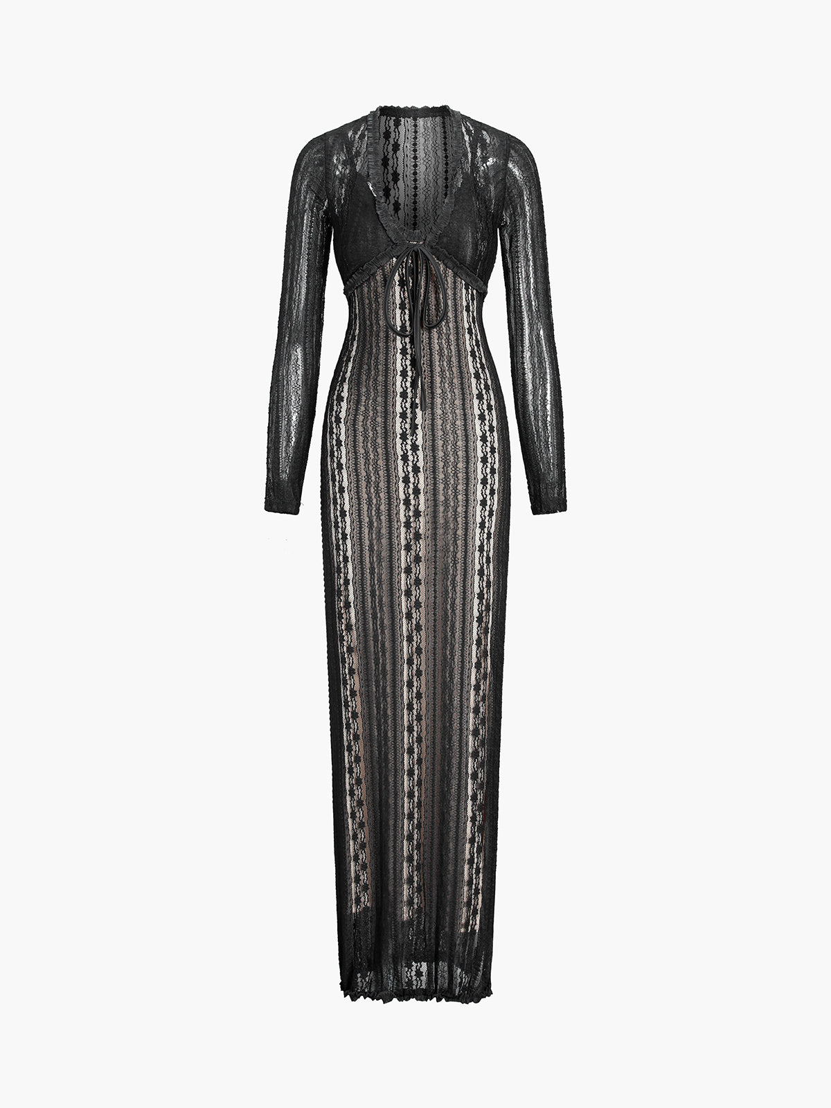 Clara | Elegantes Bolero-Kleid mit floraler Spitze und Struktur