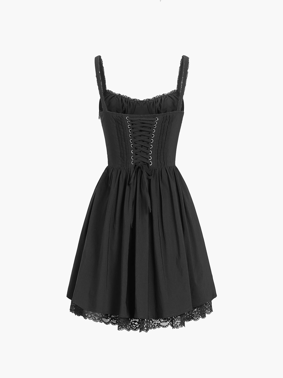 Clara | Kurzes Cowgirl-Kleid mit Spitzenbesatz und Korsett