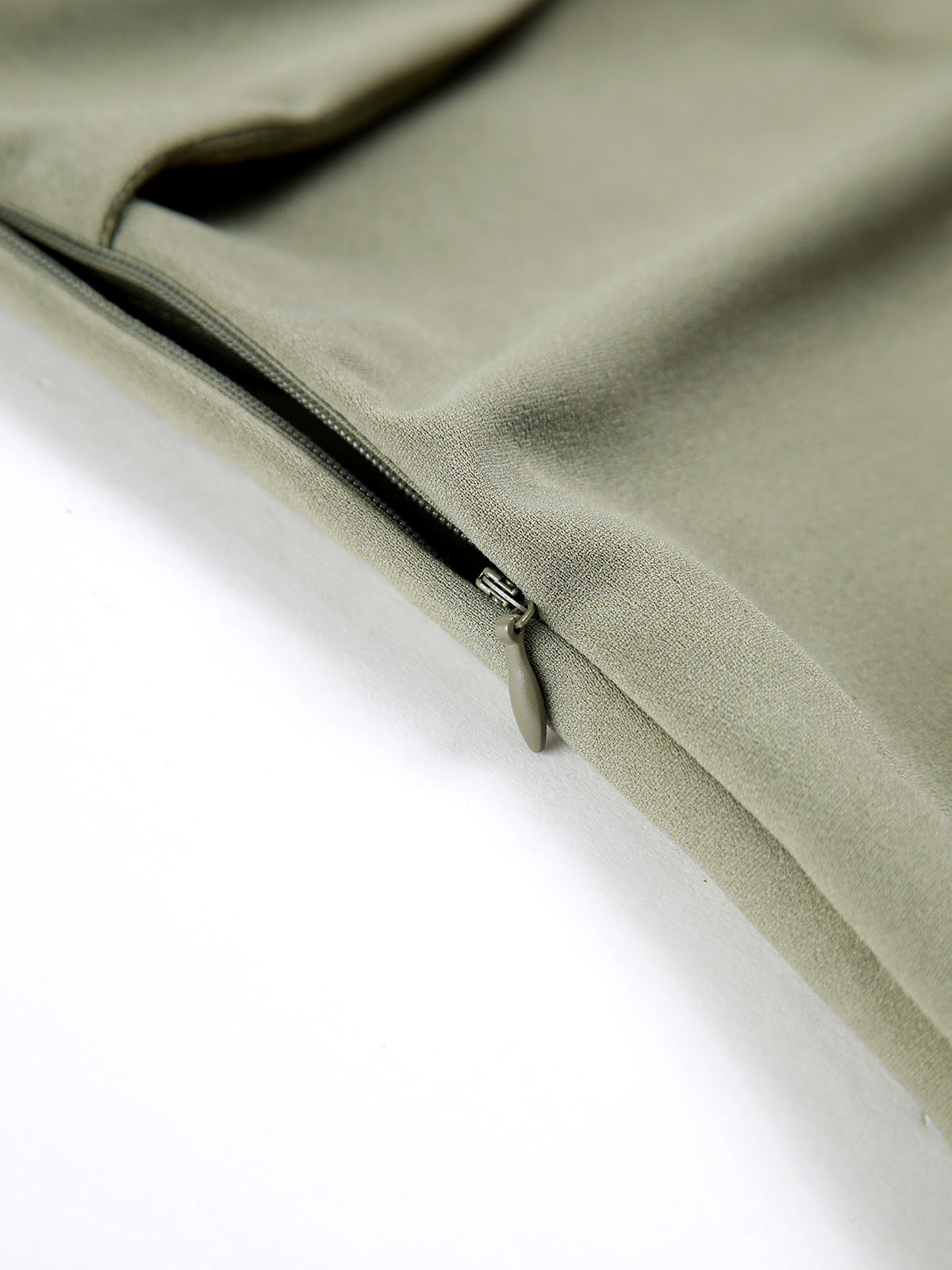 Clara | Elegantes U-Ring Ausschnitt Rohr Top mit Reißverschluss