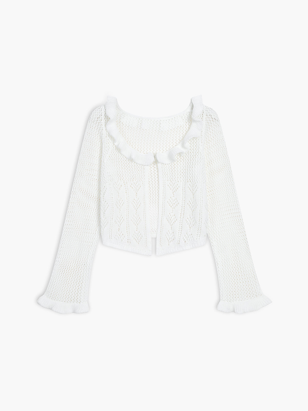 Freiheitsgefühl | Gehäkelte Ösenstrickjacke Fly Away