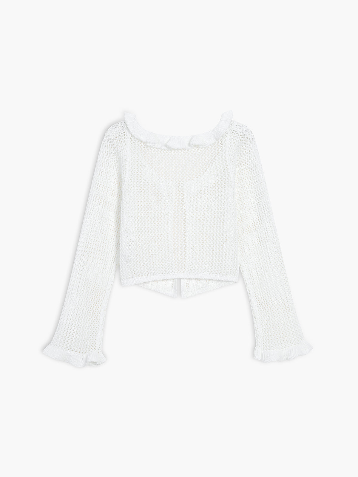 Freiheitsgefühl | Gehäkelte Ösenstrickjacke Fly Away