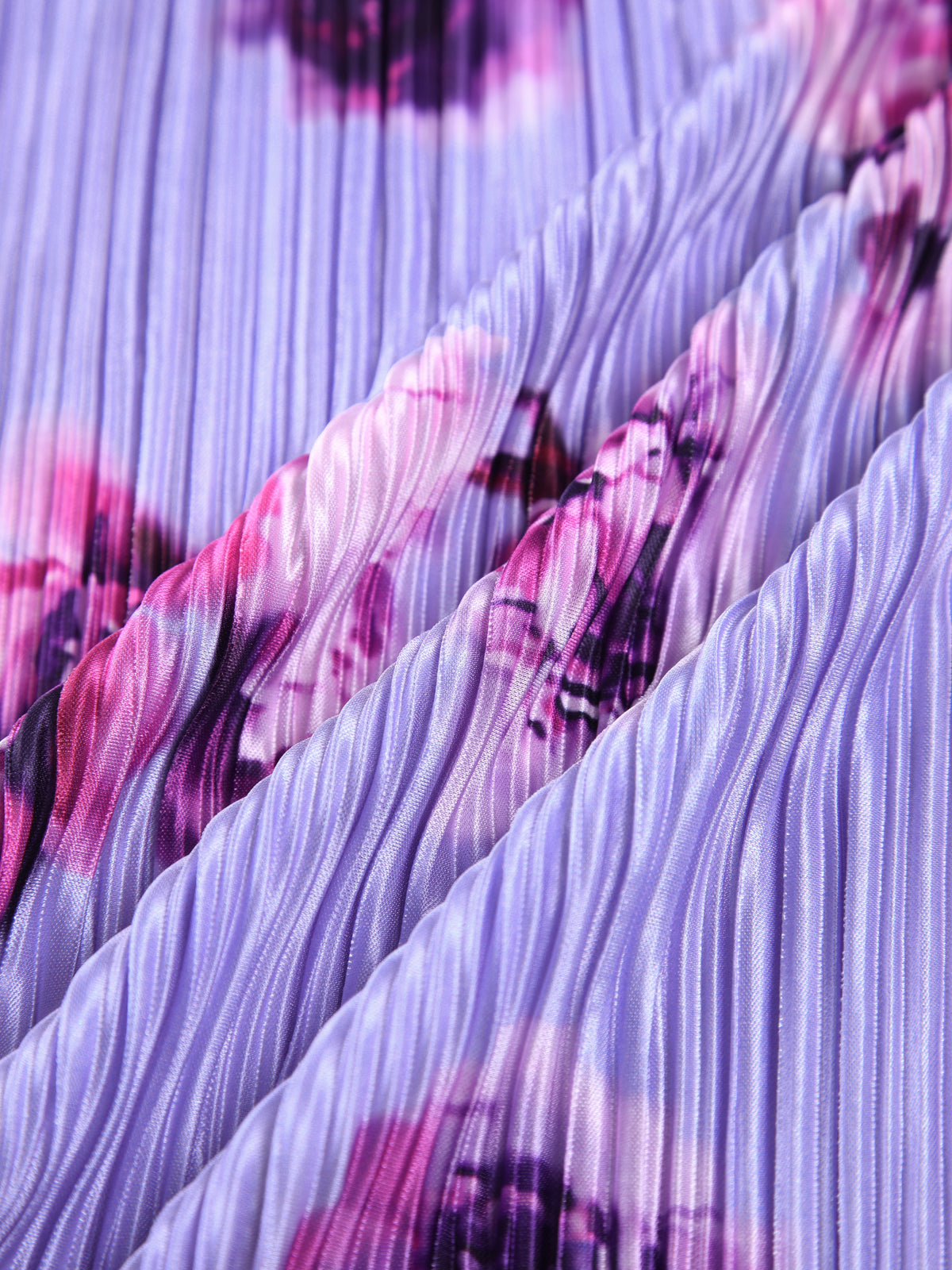 Clara | Elegantes Maxikleid mit floralem Plissee und Twist-Tube