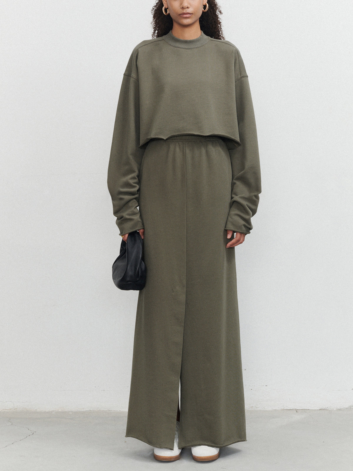 Mia | Lässiges Crop Sweatshirt