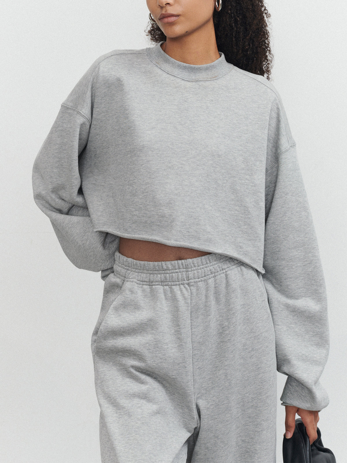Mia | Lässiges Crop Sweatshirt