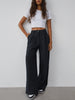 David | Elegante Nadelstreifen-Hose mit weitem Bein