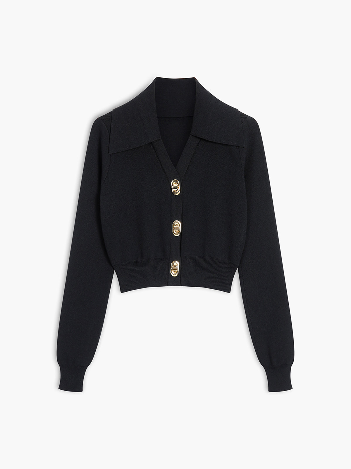 Stilvoller Komfort | Buckle Up Langarm-Strickoberteil