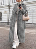 Felix | Hahnentritt-Tweed-Trenchcoat