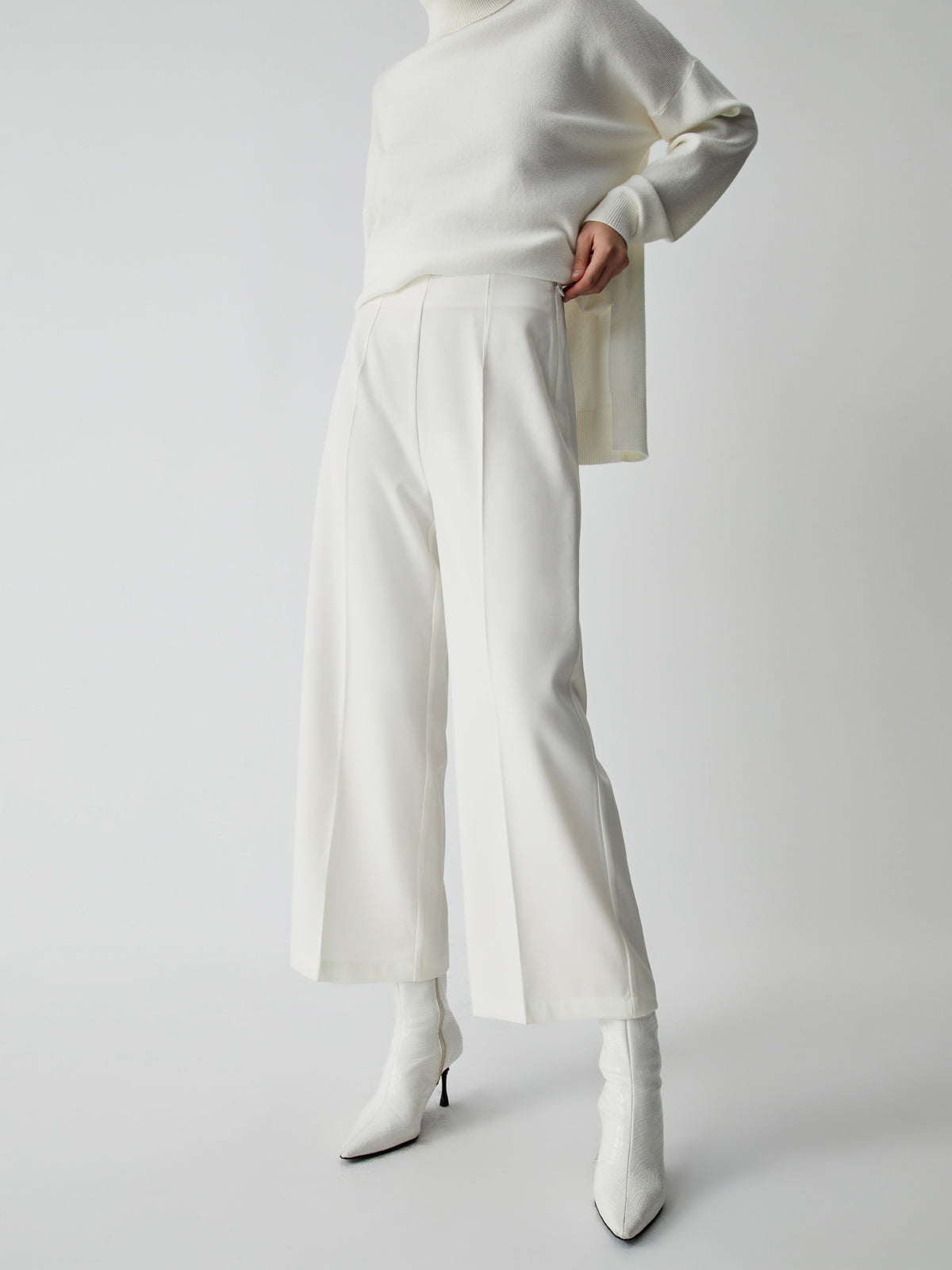 Clara | Elegante Culotte-Hose mit weitem Bein