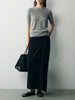 Clara | Asymmetrisches schulterfreies gerafftes Rockset