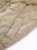 Leonie | Trendiger Patchwork-Kabelstrick-Steppmantel