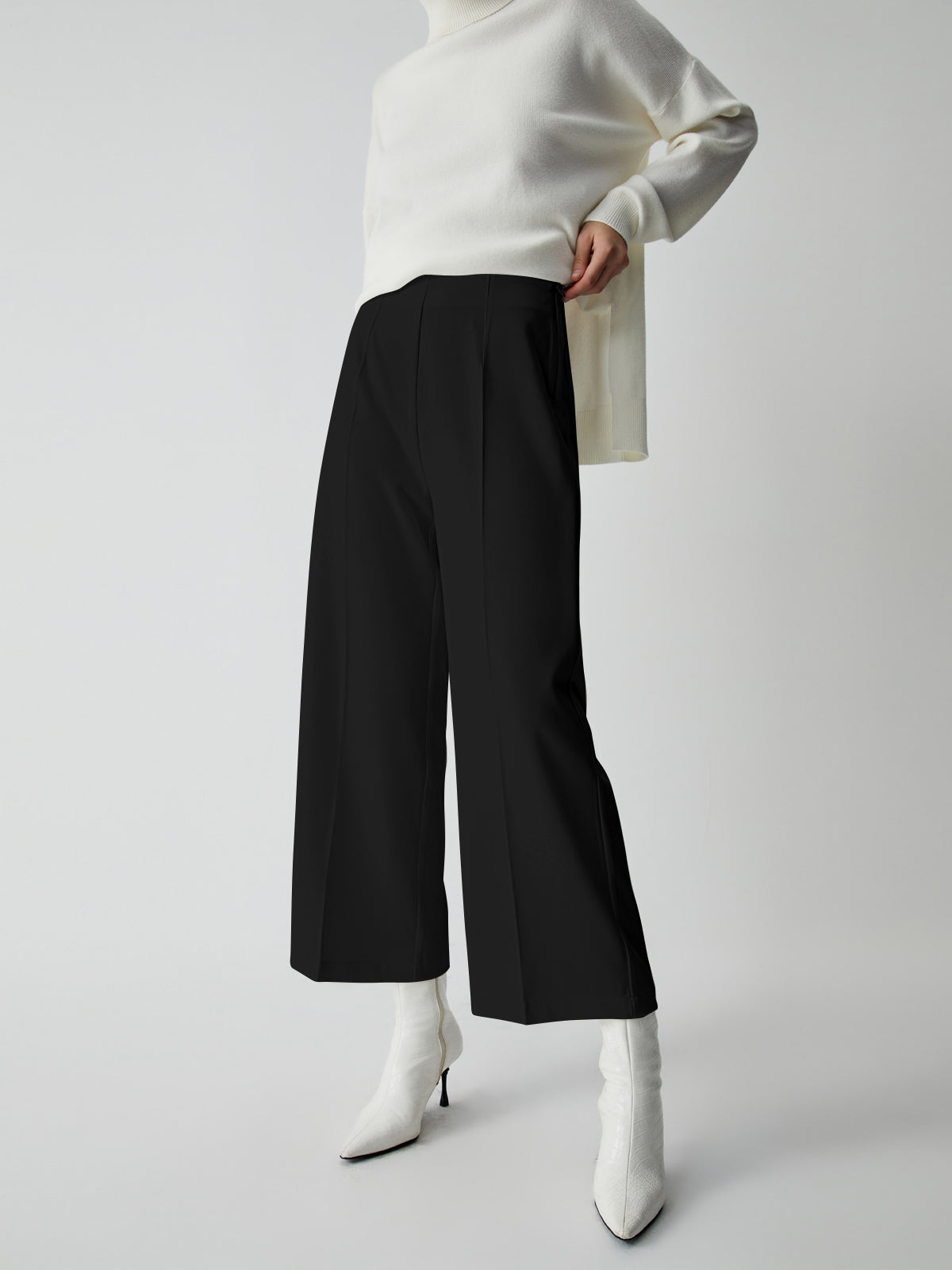 Clara | Elegante Culotte-Hose mit weitem Bein