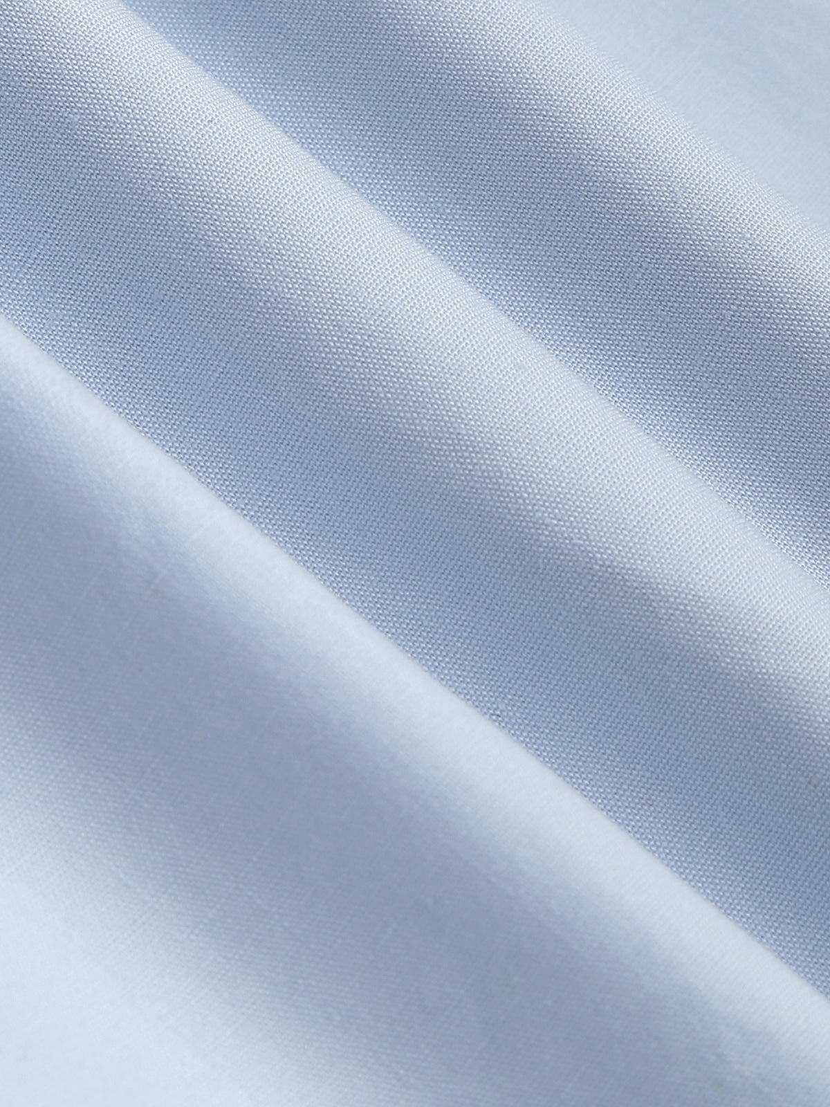 Leo | Elegantes Doppellagen-Crop-Shirt in Babyblau