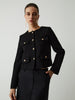 Clara | Eleganter Tweed-Blazer mit Knöpfen