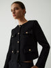 Clara | Eleganter Tweed-Blazer mit Knöpfen