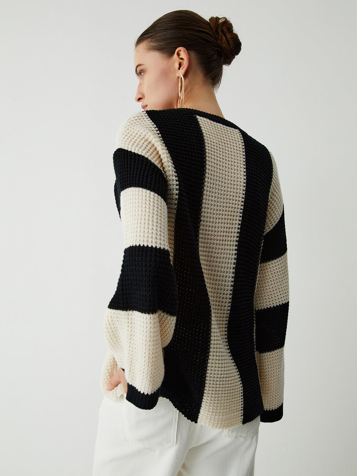 Paul | Eleganter Pullover mit Pointelle-Streifen
