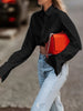 Clara | Asymmetrisches Baumwoll-Crop-Shirt