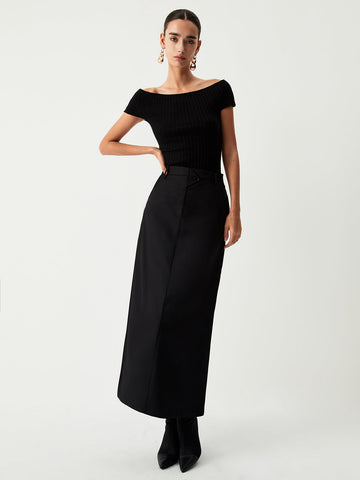 Sophie | Elegantes Schulterfreies Stricktop